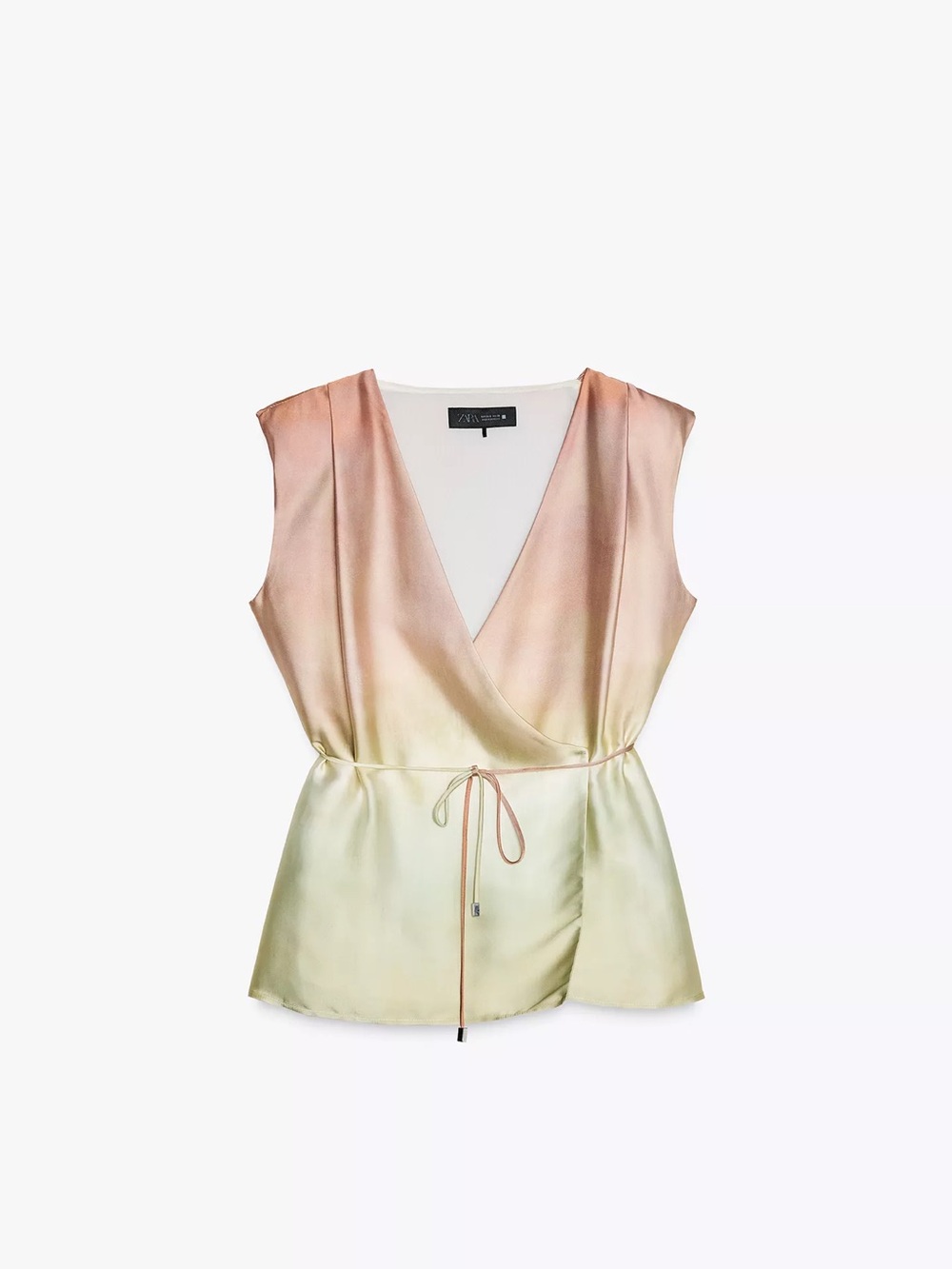 Zara Ombre Wide-Leg Jumpsuit in Peach, Pink & Mint